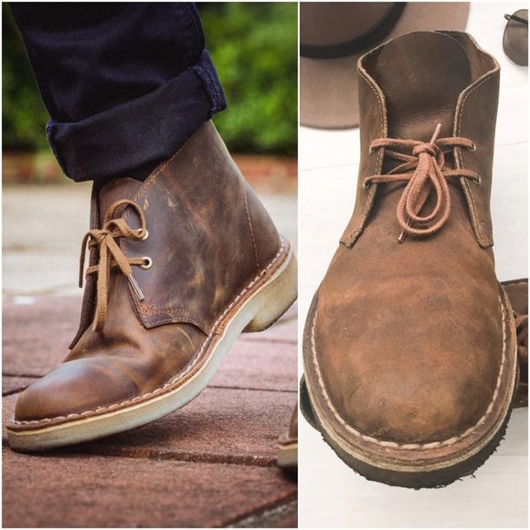 CLARK’S Original Desert Chukka Leather Boots main image 16